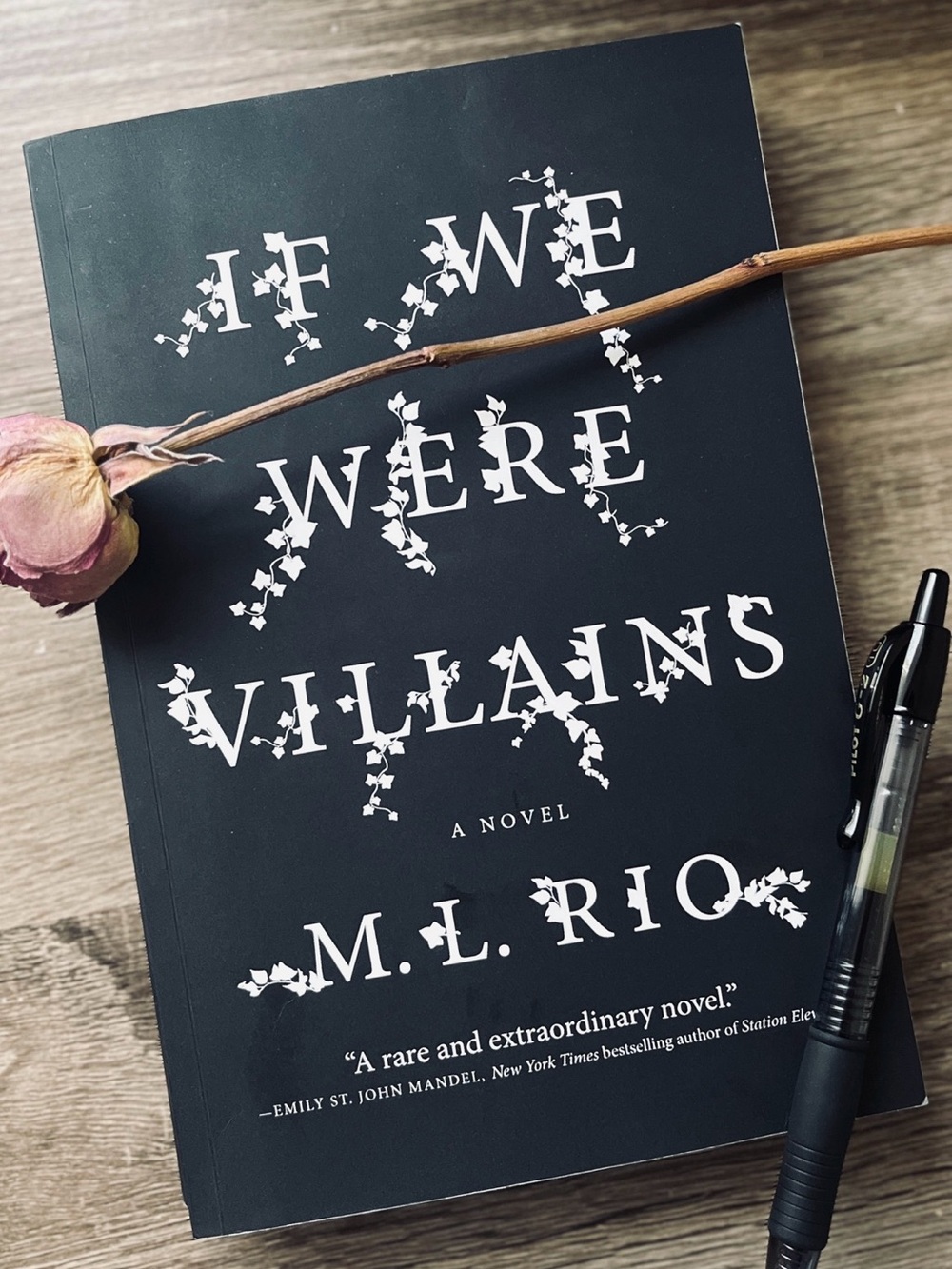 If We Were Villains by M. L. Rio - Black Cover Art Print - Picture 2 of 3